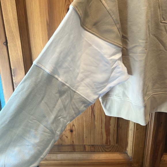 Feat Helen Owen Treecell Plush Half Zip Tri Colorblock Size XL - Picture 3 of 6